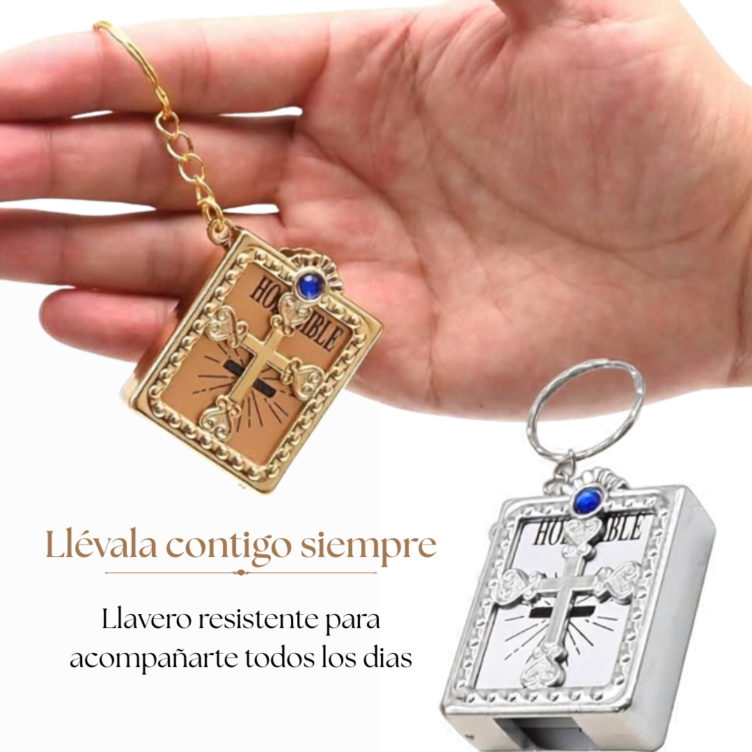 Mini Biblia en Llavero